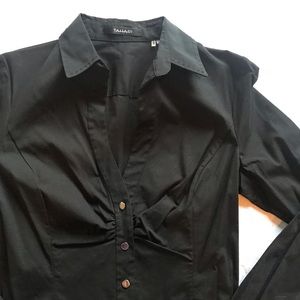 Tahari Tops - Black Tahiti Button Down Tahari Tops - Black Tahiti Button Down